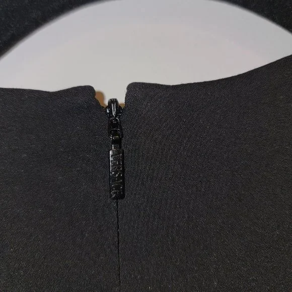 Versace Black Safety Pin Bodysuit, Size 44 - Picture 5 of 7